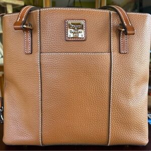 Dooney & Bourke Tan Leather Tote Bag